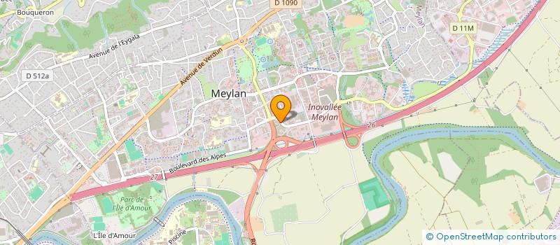 localisation de l'entreprise T3 PARTICIPATIONS à MEYLAN