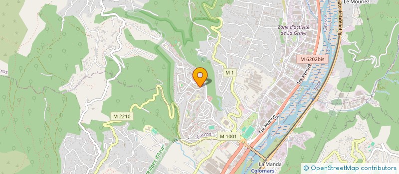 localisation de l'entreprise T3 PROMONTOIRE à CARROS