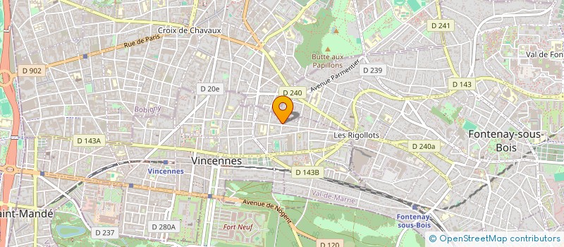 localisation de l'entreprise T308K à VINCENNES