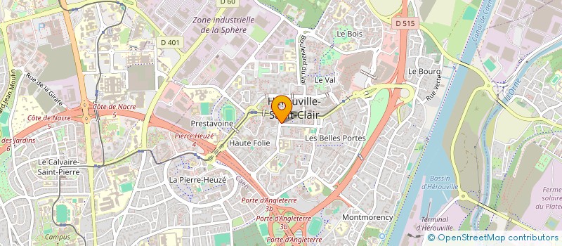 localisation de l'entreprise T3A à HEROUVILLE-SAINT-CLAIR