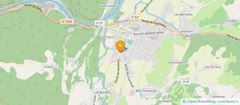 localisation de l'entreprise T3B à YENNE