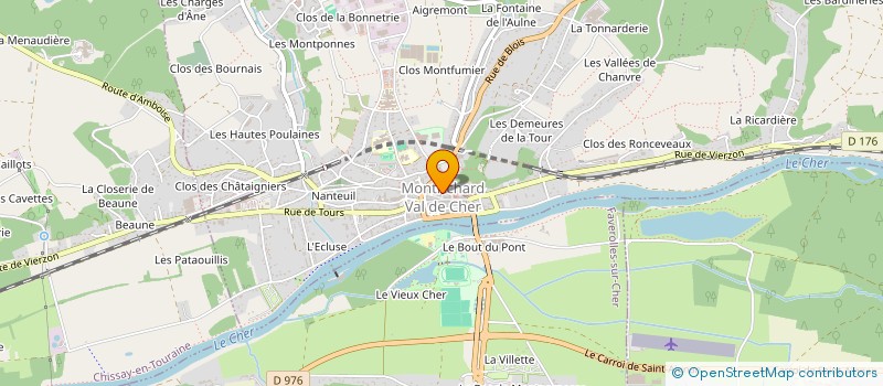 localisation de l'entreprise T3B EXPERTISE VAL DE CHER  MONTRICHARD VAL DE CHER