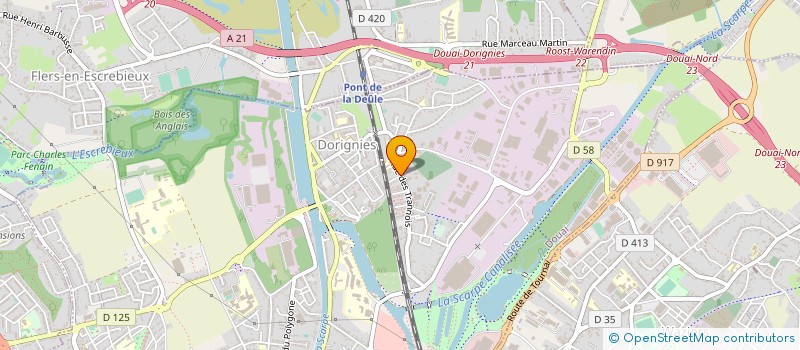 localisation de l'entreprise T3C à DOUAI