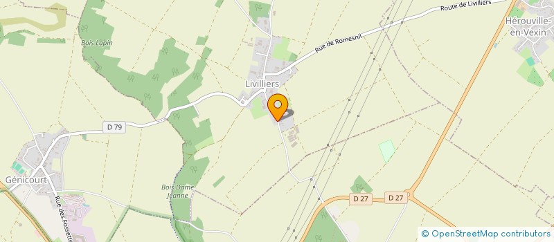 localisation de l'entreprise T3C  LIVILLIERS