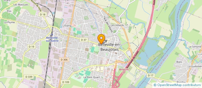 localisation de l'entreprise T3C BELLEVILLE EN BEAUJOLAIS  BELLEVILLE-EN-BEAUJOLAIS