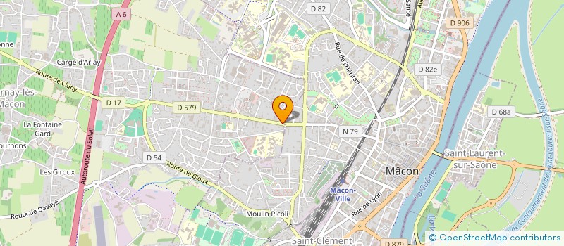 localisation de l'entreprise T3C MACON à CHARNAY-LES-MACON