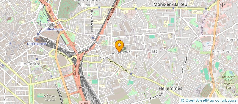 localisation de l'entreprise T3D à LILLE