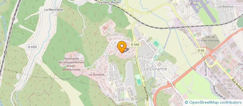 localisation de l'entreprise T3D à AIX-EN-PROVENCE