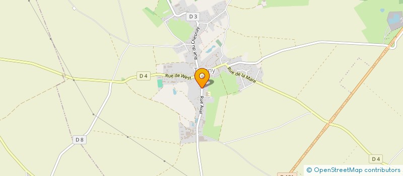 localisation de l'entreprise T3D BAT  VEXIN-SUR-EPTE