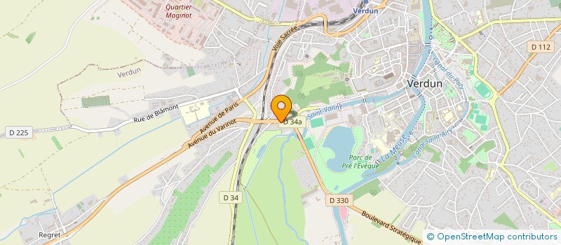 localisation de l'entreprise T3DDY à VERDUN