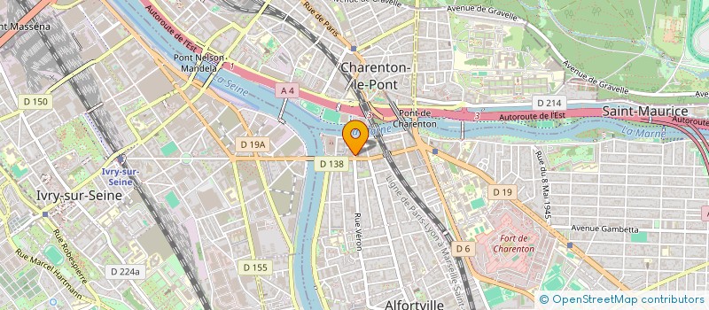 localisation de l'entreprise T3E IDF à ALFORTVILLE