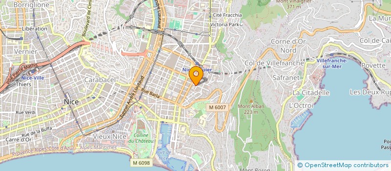 localisation de l'entreprise T3F à NICE