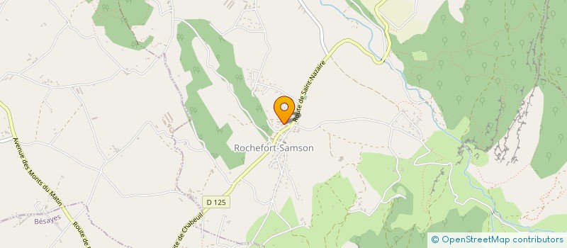 localisation de l'entreprise T3L  ROCHEFORT-SAMSON