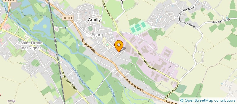 localisation de l'entreprise T3L  AMILLY
