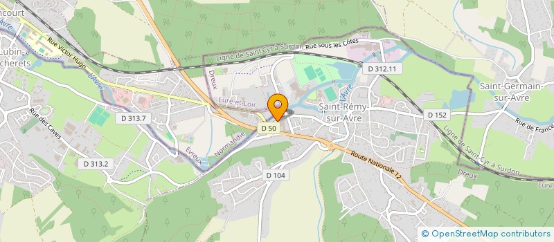 localisation de l'entreprise T3M à SAINT-REMY-SUR-AVRE