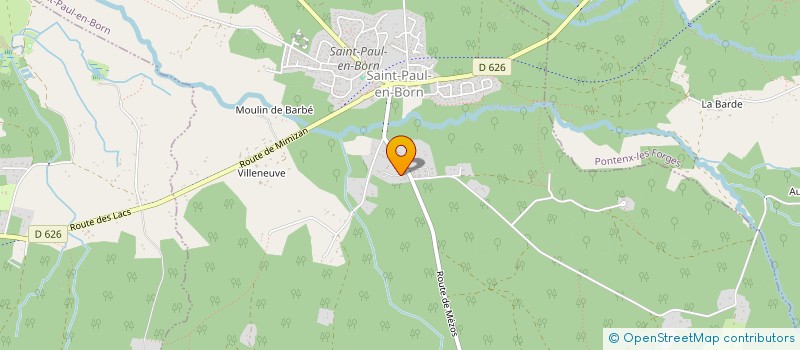 localisation de l'entreprise T3M - SEGMATEL à SAINT-PAUL-EN-BORN