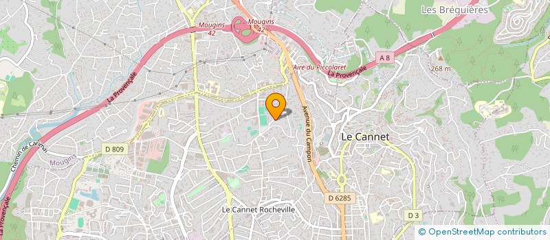 localisation de l'entreprise T3N3BRIS à LE CANNET