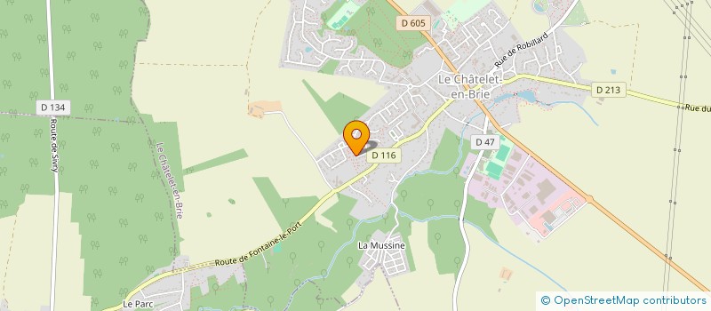 localisation de l'entreprise T3P POTIN à LE CHATELET-EN-BRIE