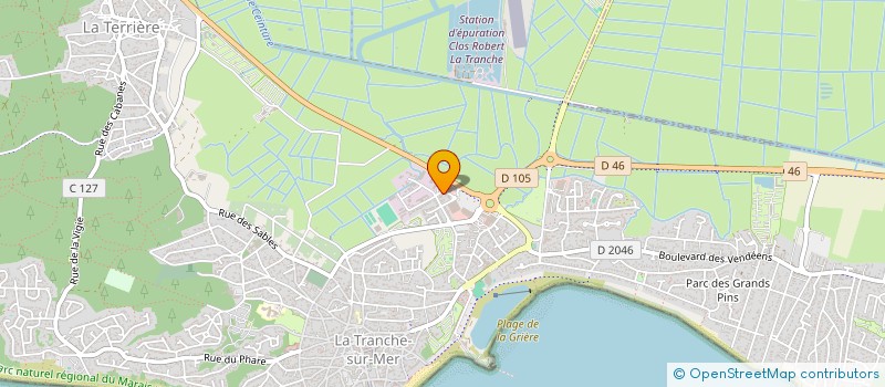 localisation de l'entreprise T3SCOM à LA TRANCHE-SUR-MER
