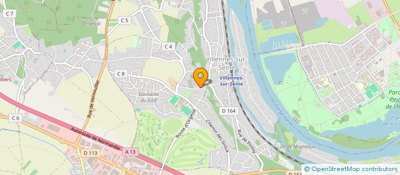 localisation de l'entreprise T3TRIS LABS à VILLENNES-SUR-SEINE