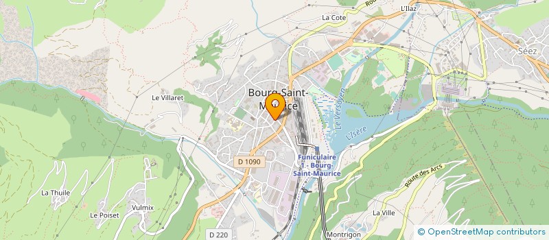 localisation de l'entreprise T4 NANNY à BOURG-SAINT-MAURICE