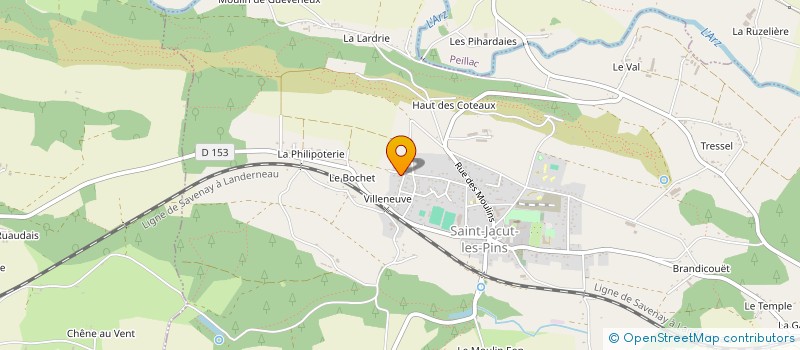 localisation de l'entreprise T4F  SAINT-JACUT-LES-PINS