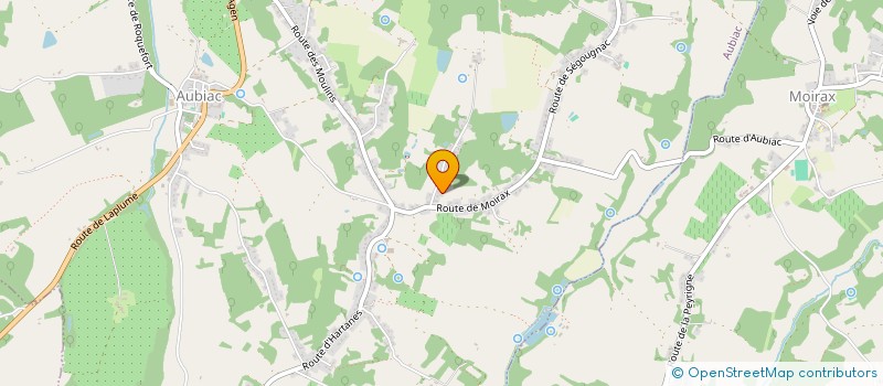 localisation de l'entreprise T4G  AUBIAC