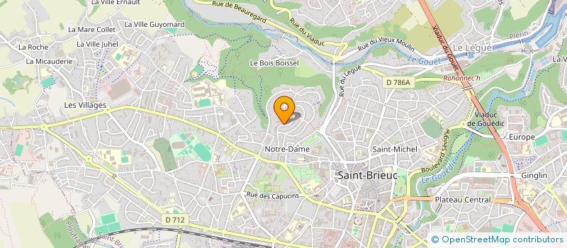 localisation de l'entreprise T4M à SAINT-BRIEUC