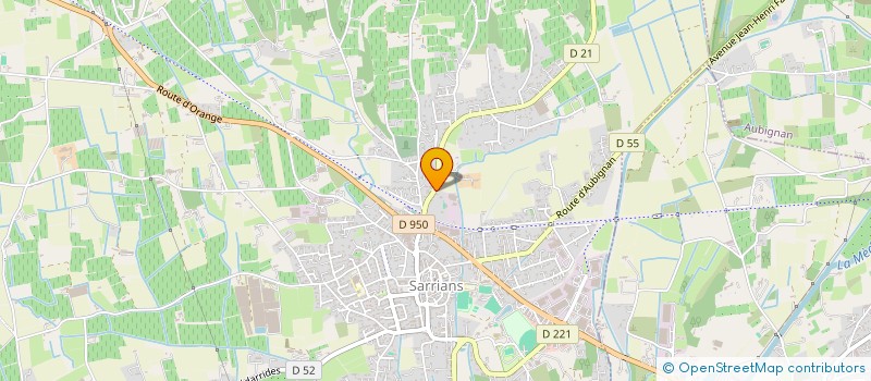 localisation de l'entreprise TA BONNE PIOCHE  SARRIANS