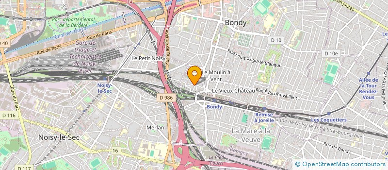 localisation de l'entreprise TA DAGBE  BONDY