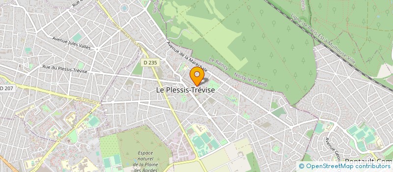 localisation de l'entreprise TA ELEC à LE PLESSIS-TREVISE