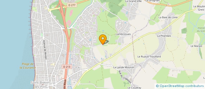 localisation de l'entreprise TA ELECTRICITE à SAINT-BREVIN-LES-PINS