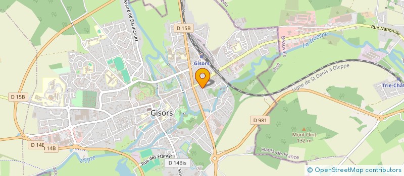 localisation de l'entreprise TA FABIENNE à GISORS