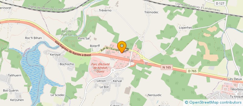 localisation de l'entreprise TA FRANCE à PLOUGOUMELEN