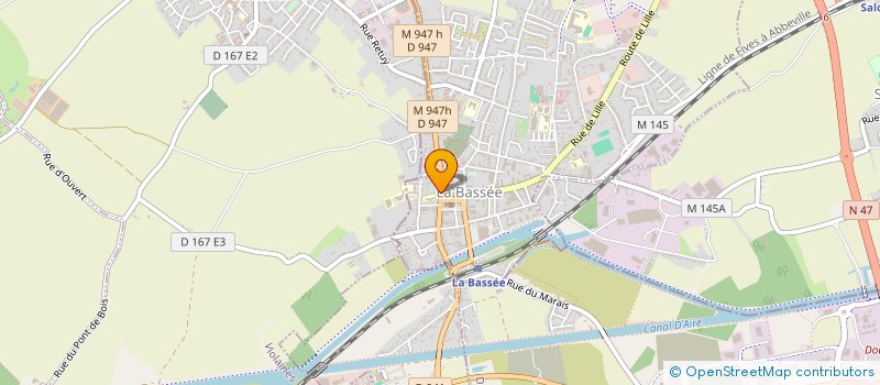 localisation de l'entreprise TA'HAIR BARBER SHOP  LA BASSEE