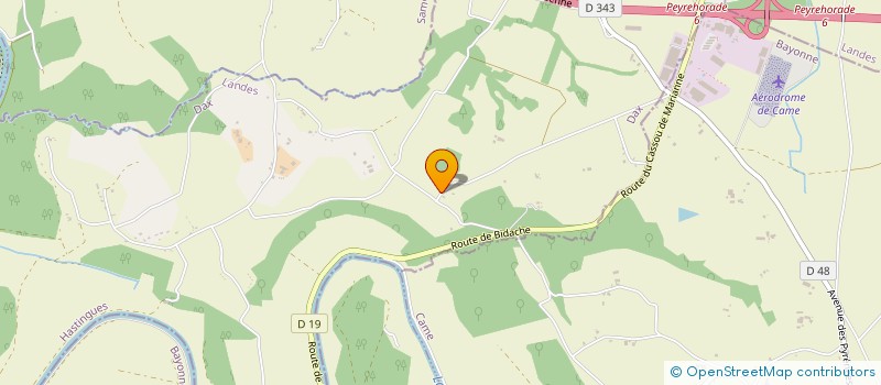 localisation de l'entreprise TA KOLOC TRANQUILLE  HASTINGUES