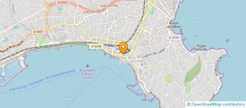 localisation de l'entreprise TA.MA.RI. à ANTIBES