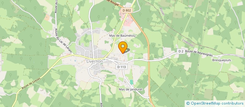 localisation de l'entreprise TA NA WA  LIVERNON