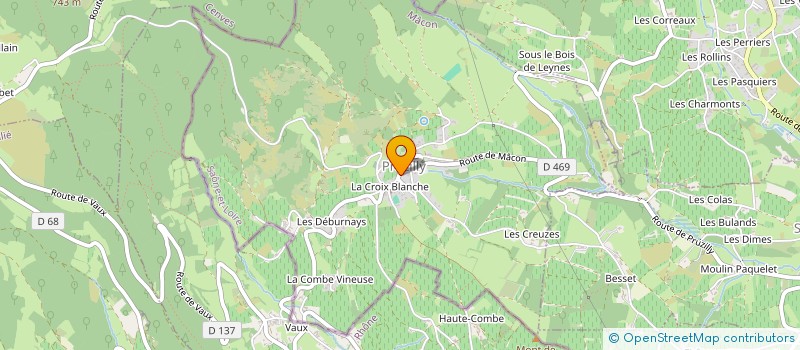 localisation de l'entreprise TA NUTRITION à PRUZILLY