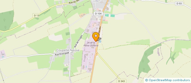 localisation de l'entreprise TA PARK  FRUGES