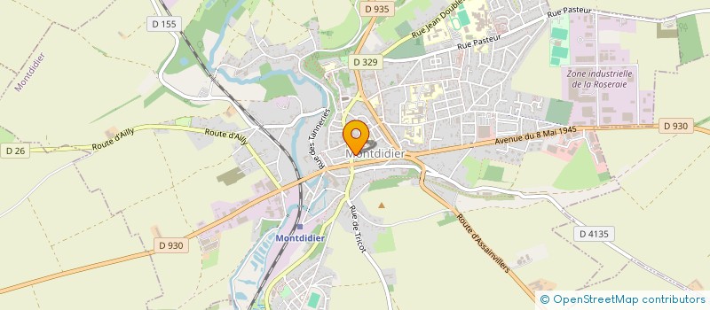 localisation de l'entreprise TA PIZZA à MONTDIDIER