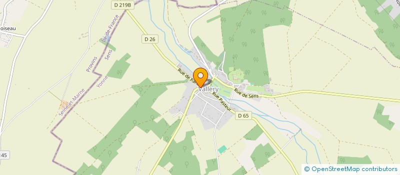 localisation de l'entreprise TA-PRO à VALLERY