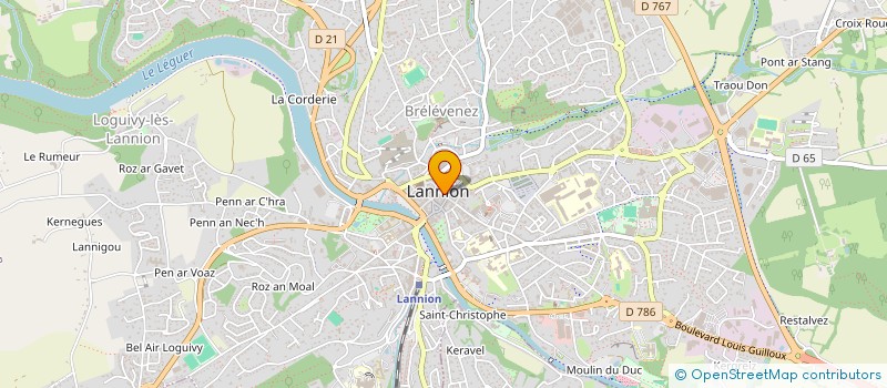 localisation de l'entreprise TA PUBLISHING à LANNION