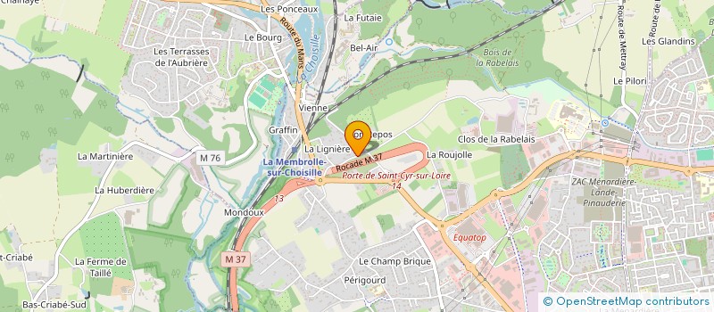 localisation de l'entreprise TA RENOV  SAINT-CYR-SUR-LOIRE