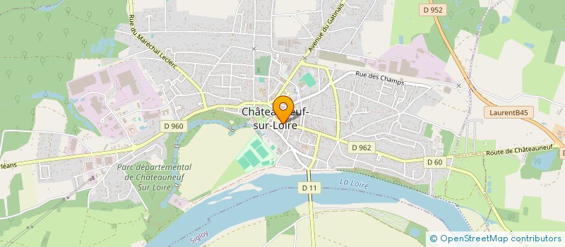 localisation de l'entreprise TA SANTE à CHATEAUNEUF-SUR-LOIRE