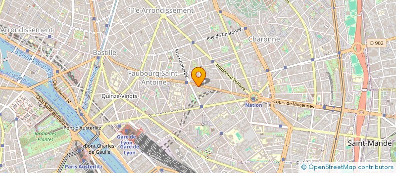 localisation de l'entreprise TA TANG  PARIS 12