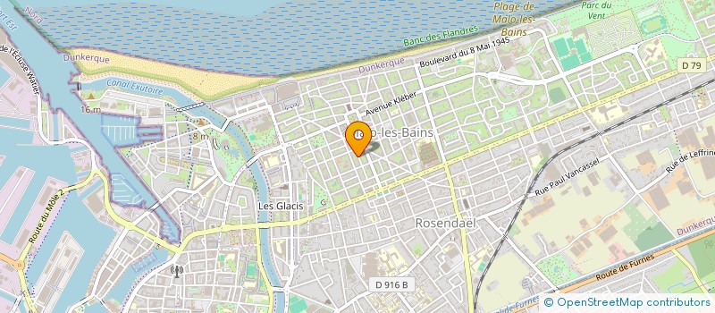 localisation de l'entreprise TA2G à DUNKERQUE