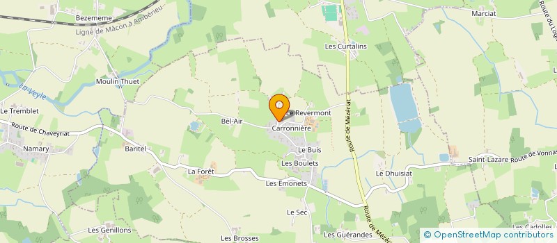 localisation de l'entreprise TA2L à CHAVEYRIAT