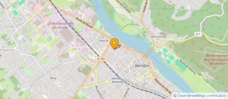 localisation de l'entreprise TA4F à VERNON