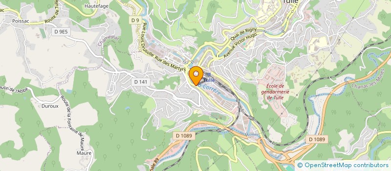 localisation de l'entreprise TAADLOUNT BUCHERONNAGE à TULLE
